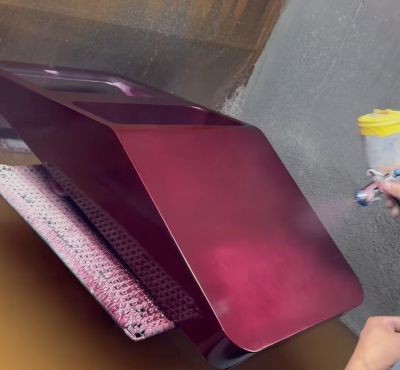 真珠光沢のある塗装がついに成功